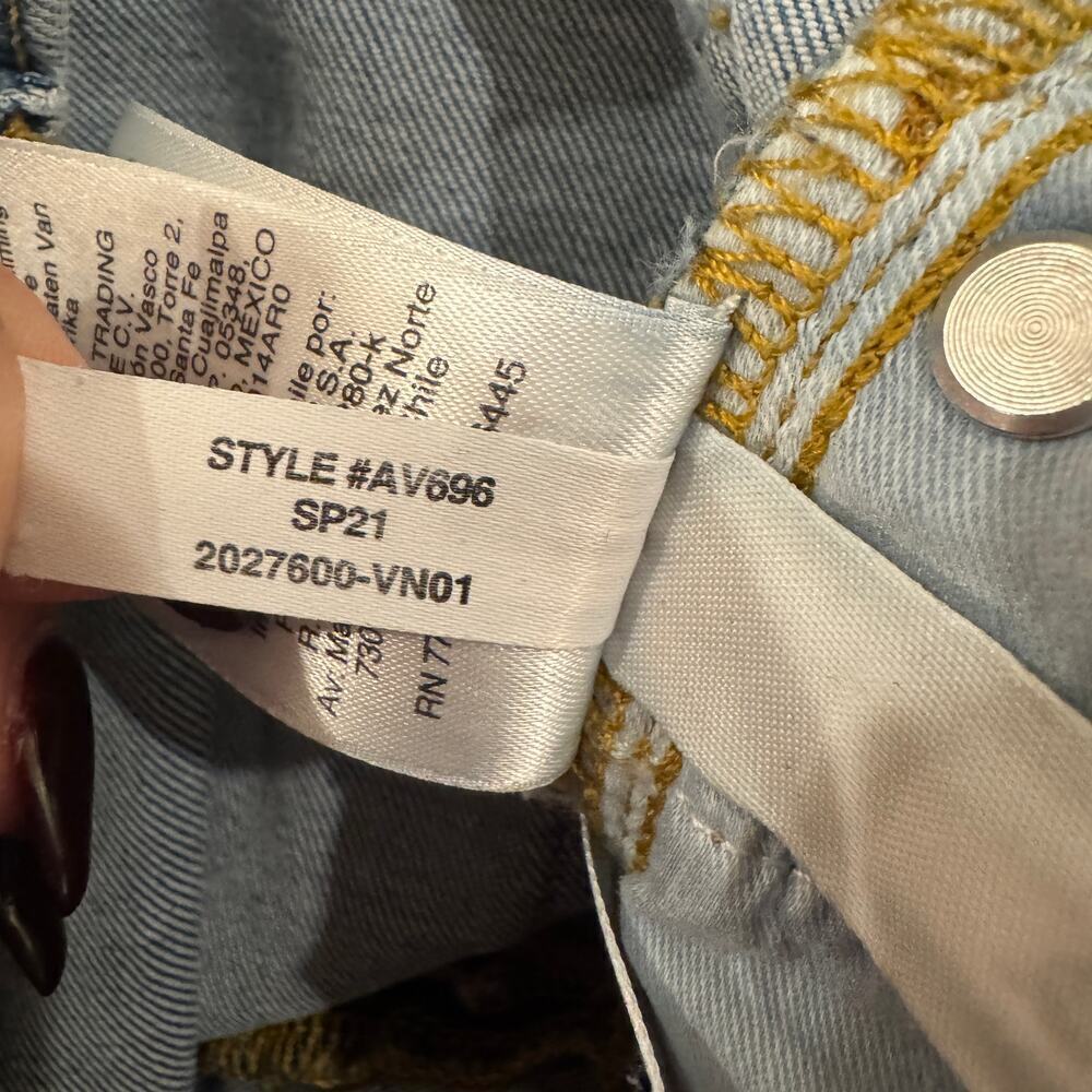 J. Crew 9" High-Rise Toothpick Skinny Jean Raw Hem in Hamden Wash Size 28 - Picture 7 of 13
